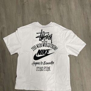 Nike x Stussy The Wide World Tribe T shirt